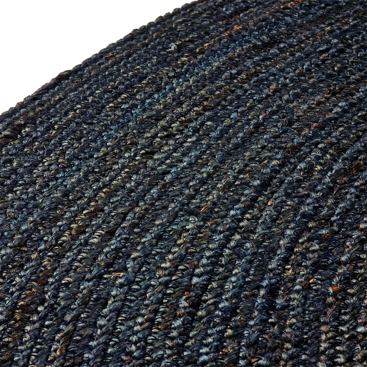 Kerek jutaszőnyeg - Amasia (sötétkék)