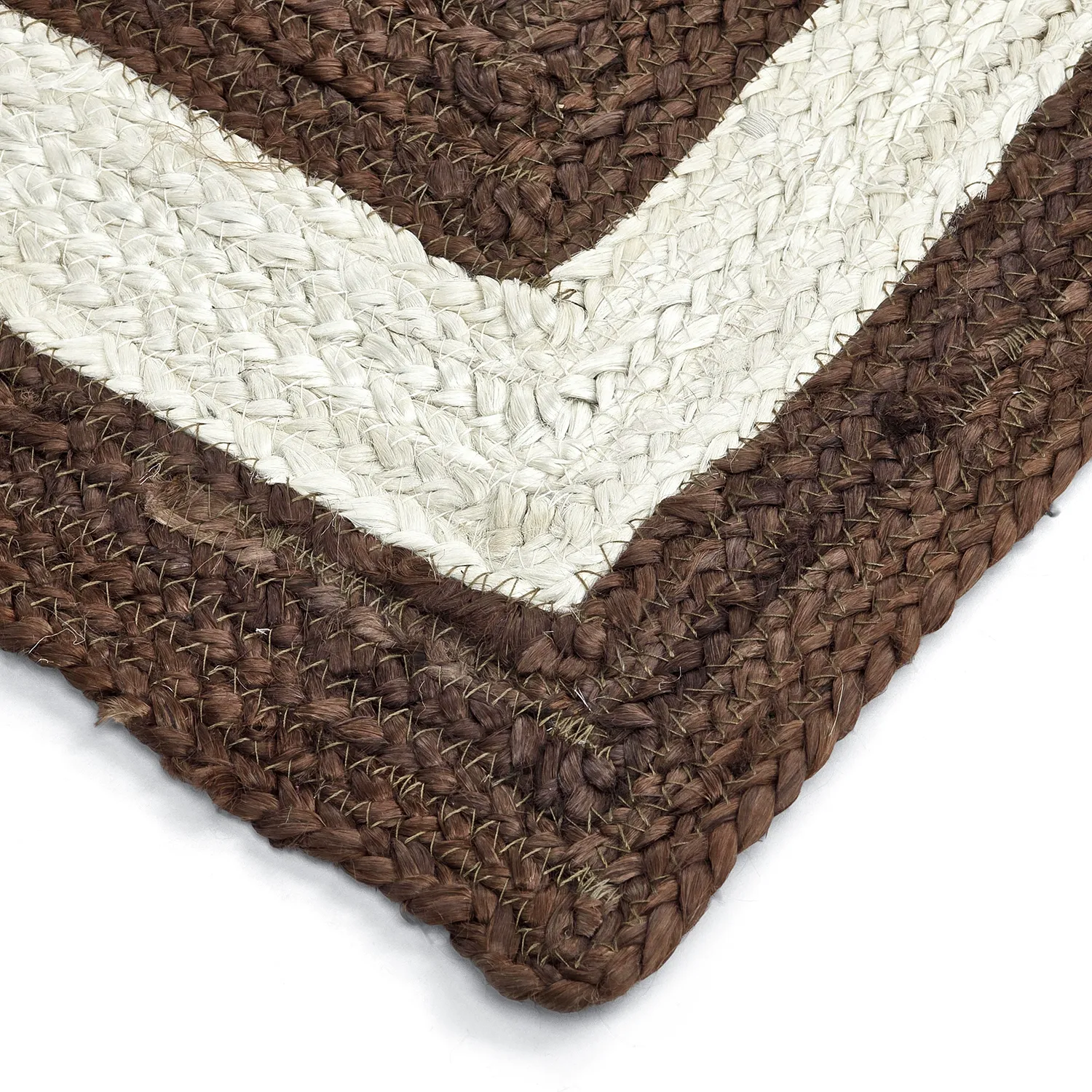 Zsákruha szőnyeg - Jessore (barna/fehér)