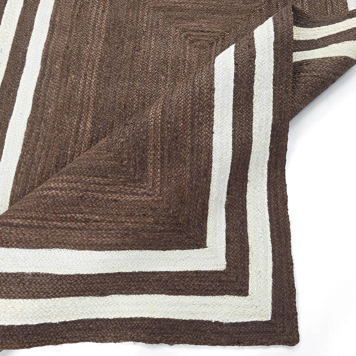 Zsákruha szőnyeg - Jessore (barna/fehér)