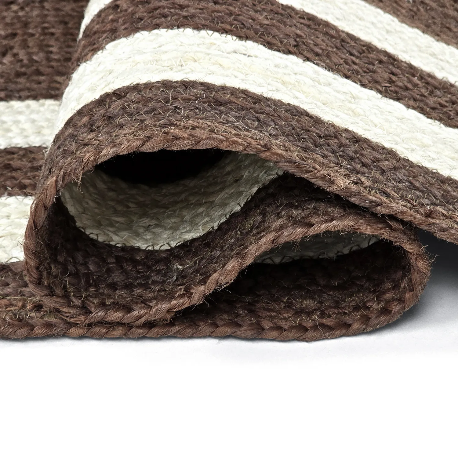 Zsákruha szőnyeg - Jessore (barna/fehér)