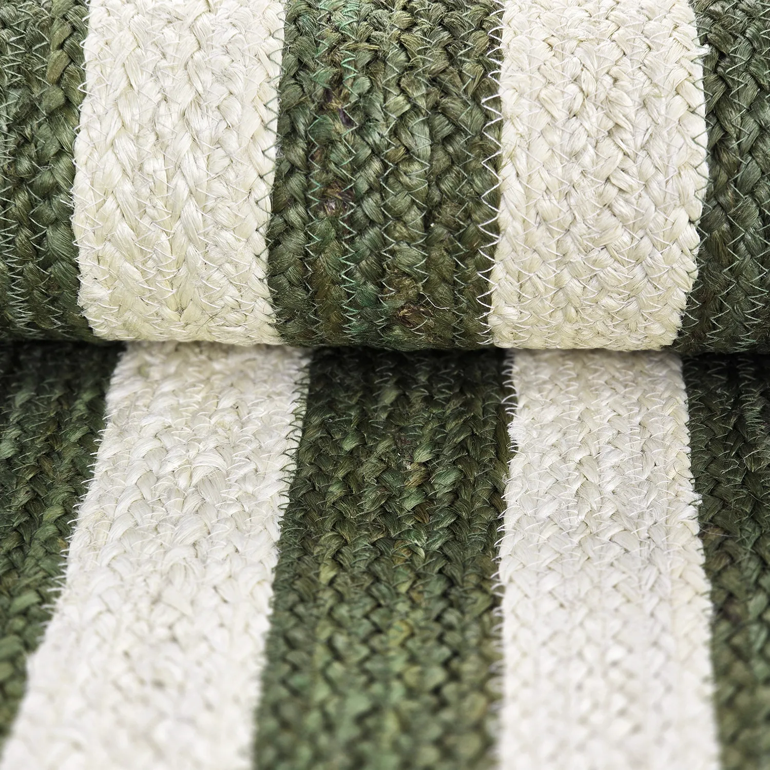 Zsákruha szőnyeg - Jessore (katonai zöld/fehér)