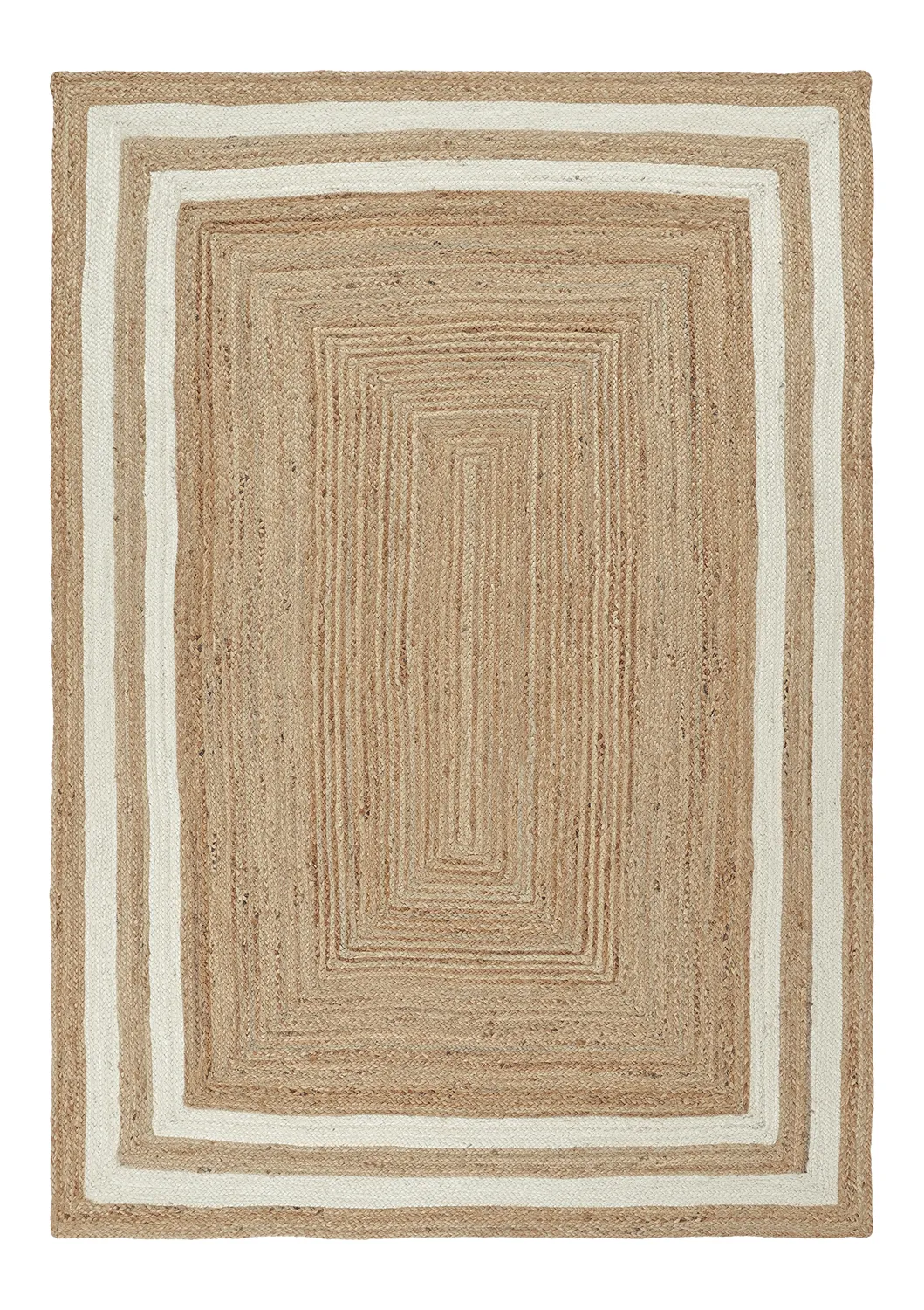 Zsákruha szőnyeg - Jessore (természet/fehér)