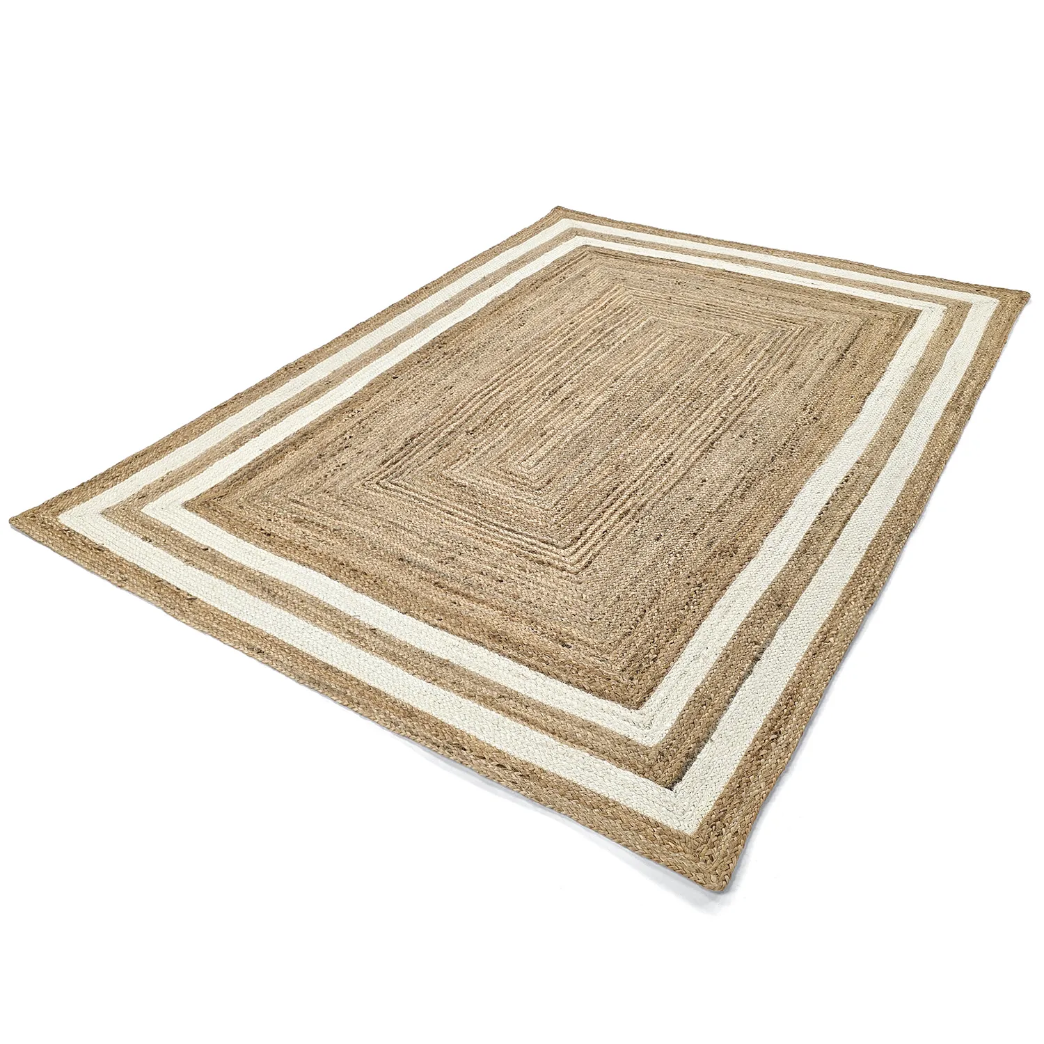 Zsákruha szőnyeg - Jessore (természet/fehér)