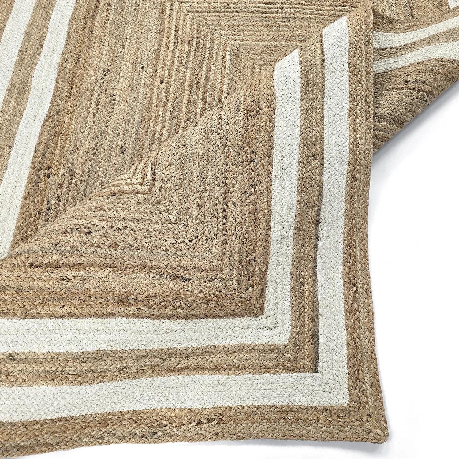 Zsákruha szőnyeg - Jessore (természet/fehér)