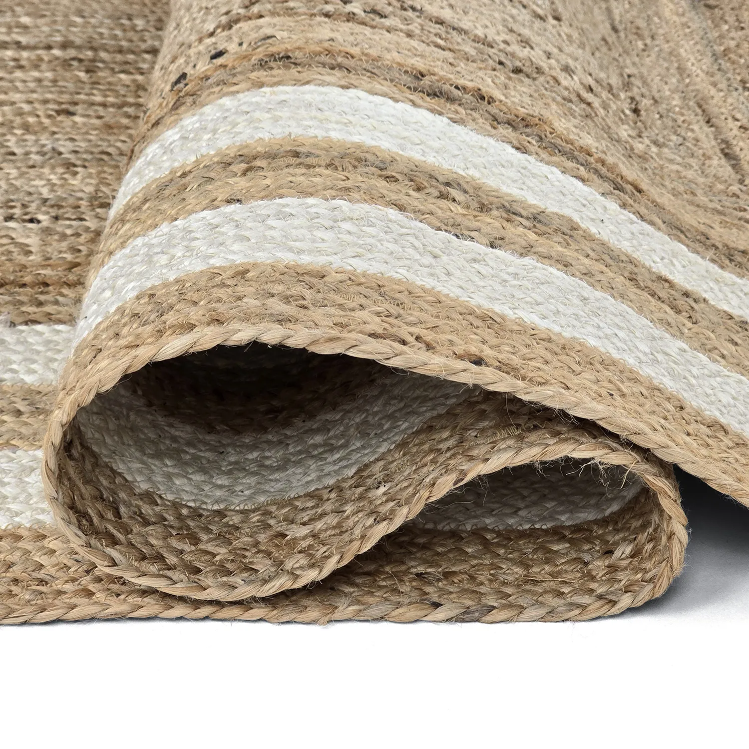 Zsákruha szőnyeg - Jessore (természet/fehér)