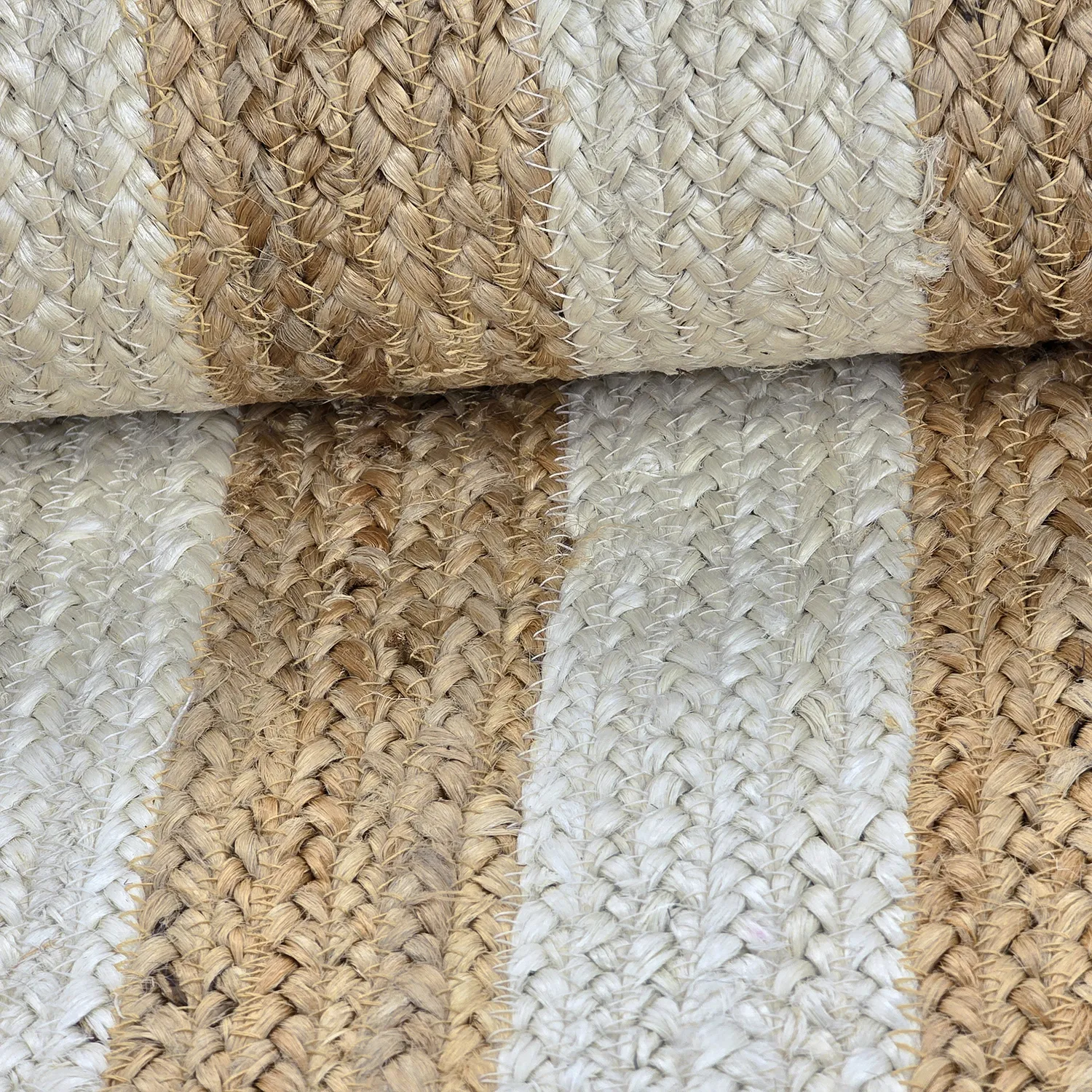 Zsákruha szőnyeg - Jessore (természet/fehér)