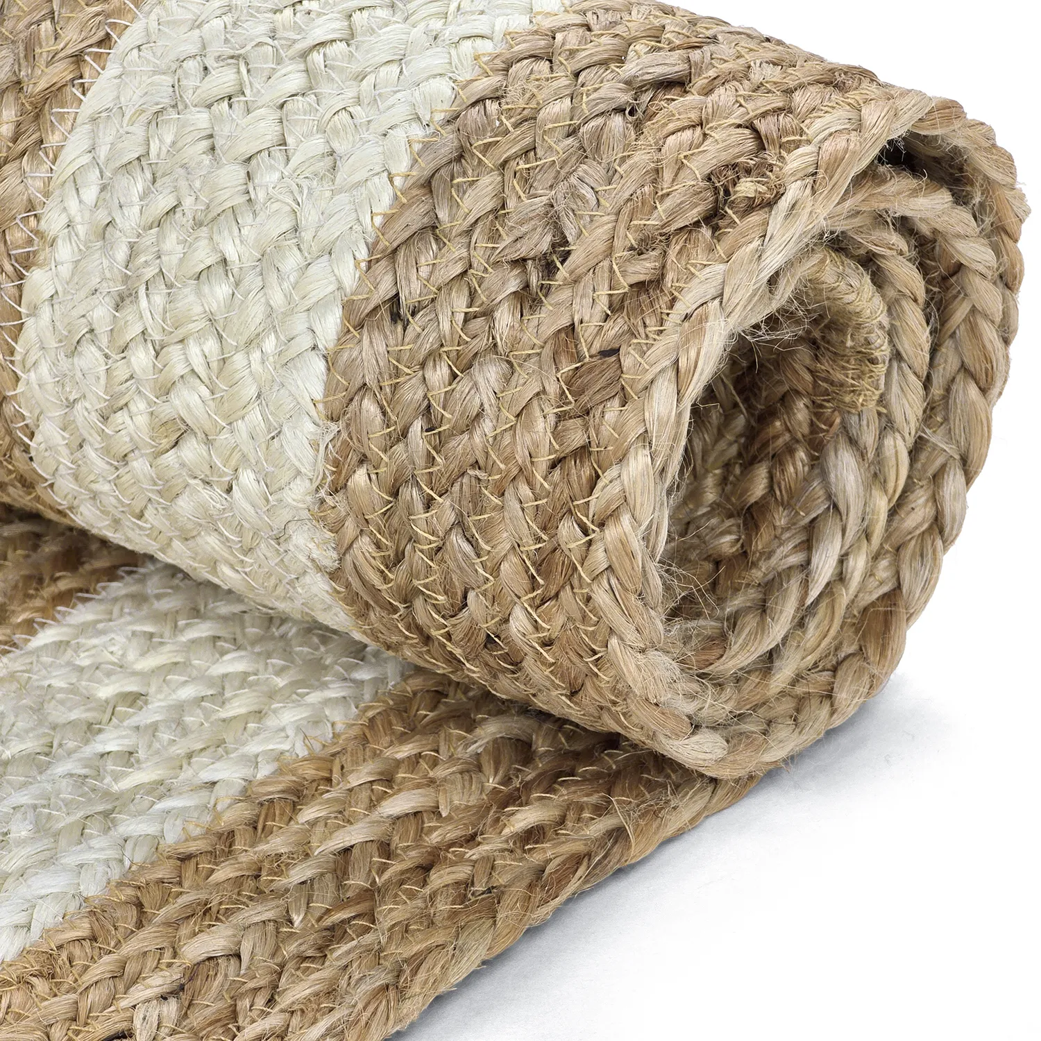 Zsákruha szőnyeg - Jessore (természet/fehér)