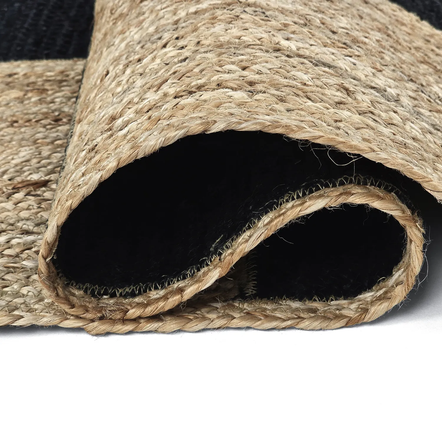 Zsákruha szőnyeg - Khulna (natúr/fekete)