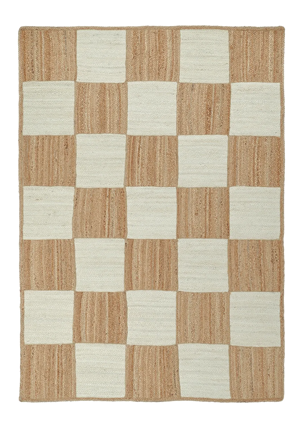 Zsákruha szőnyeg - Khulna (természet/fehér)