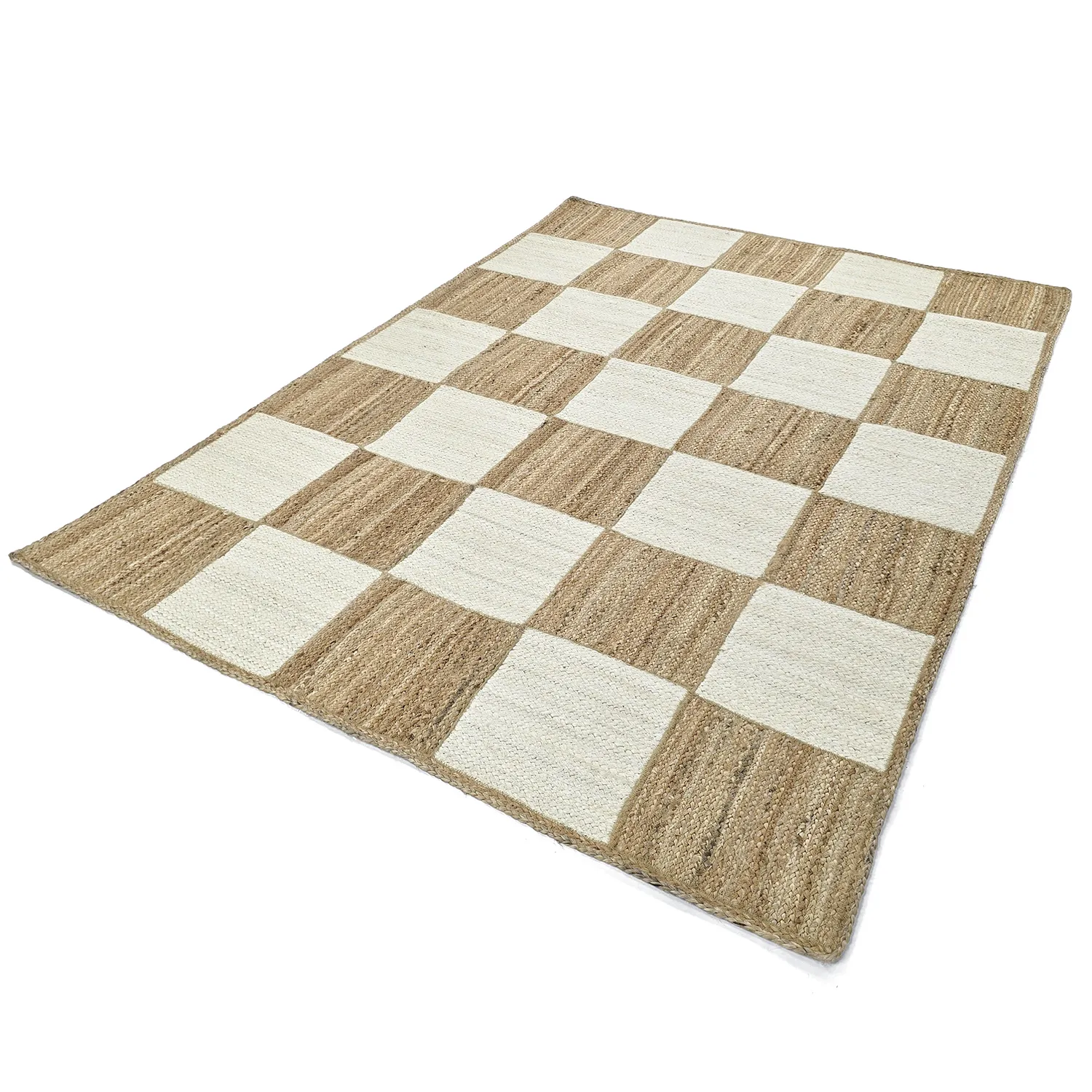 Zsákruha szőnyeg - Khulna (természet/fehér)