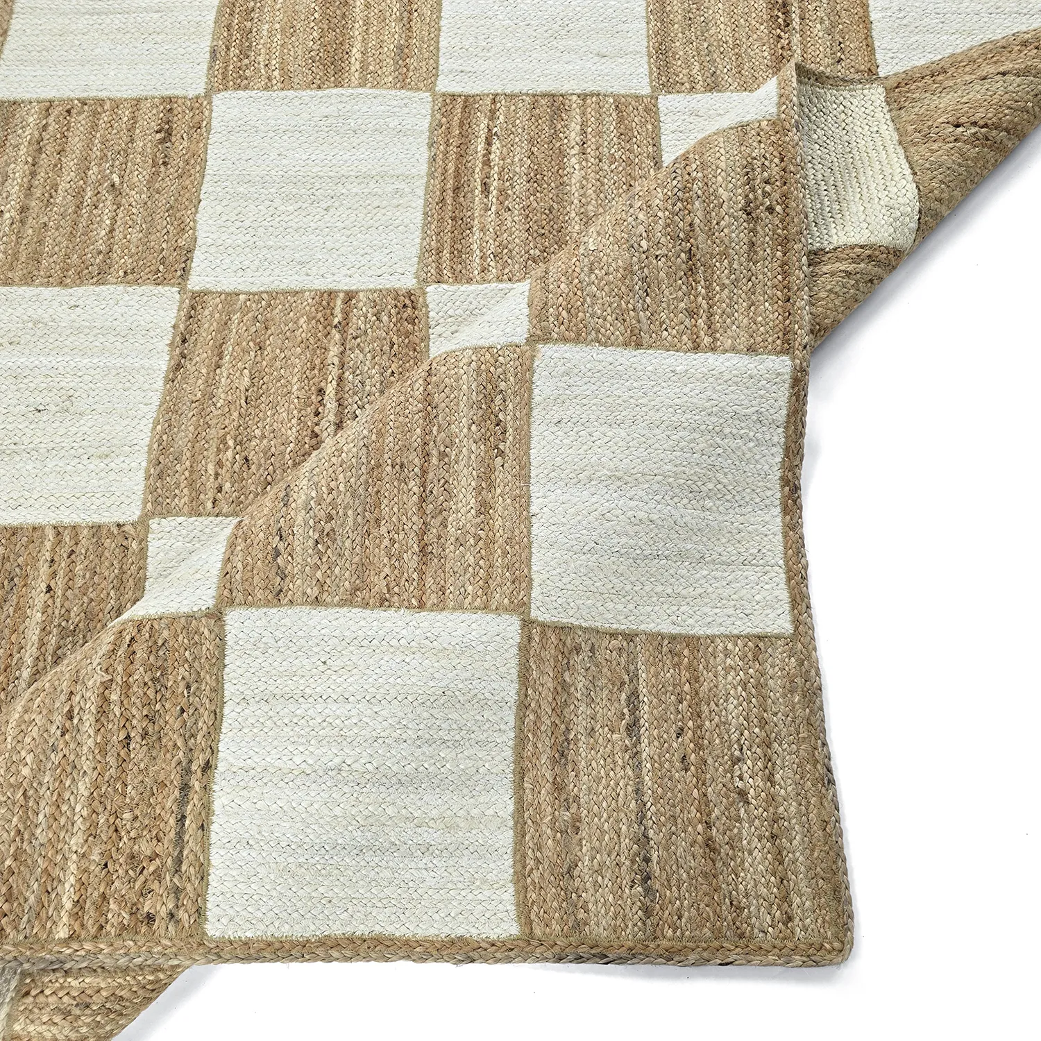 Zsákruha szőnyeg - Khulna (természet/fehér)