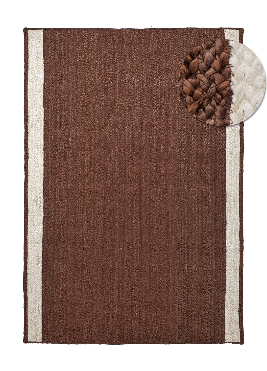 Zsákruha szőnyeg - Senaki (barna/fehér)