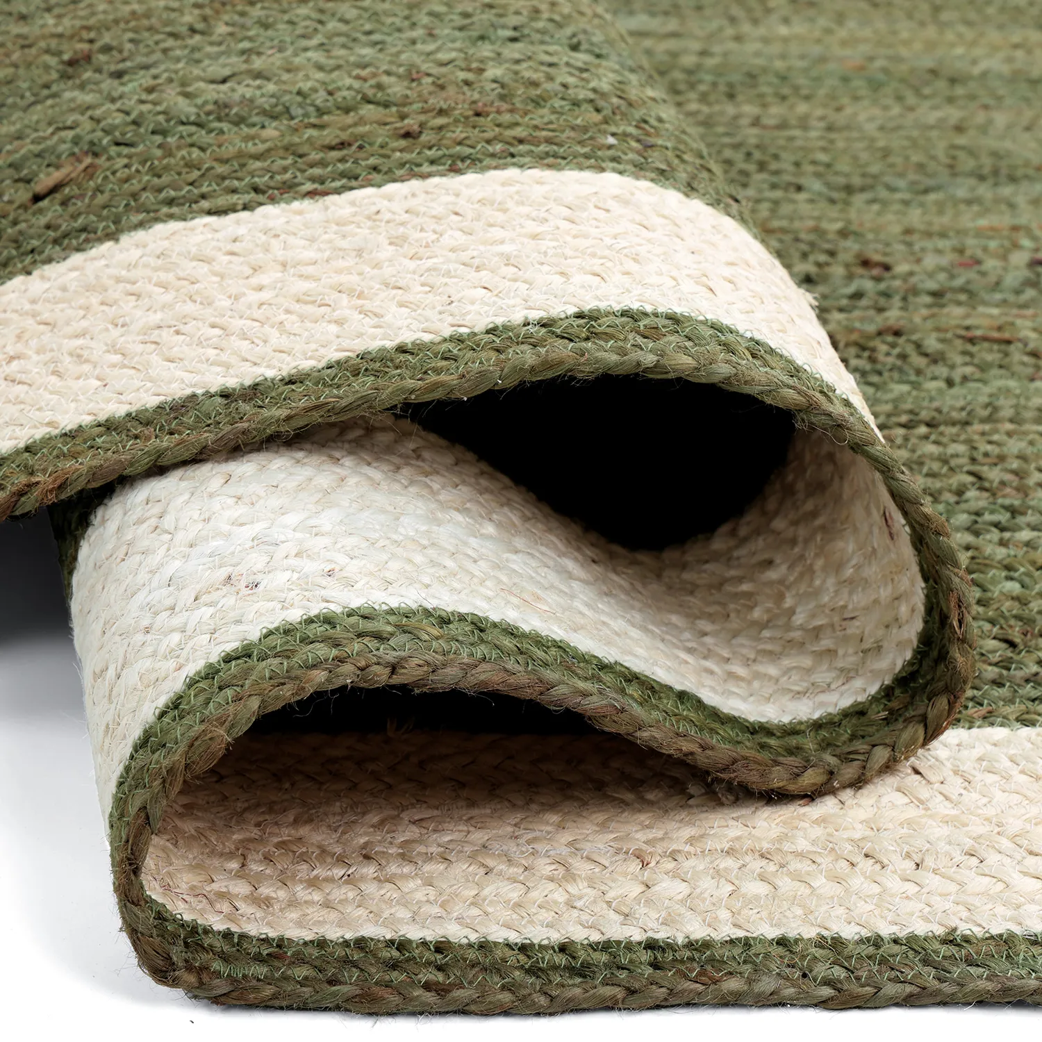 Zsákruha szőnyeg - Senaki (katonai zöld/fehér)