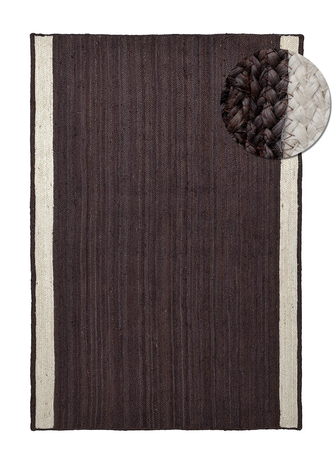 Zsákruha szőnyeg - Senaki (sötét szürkés/fehér)