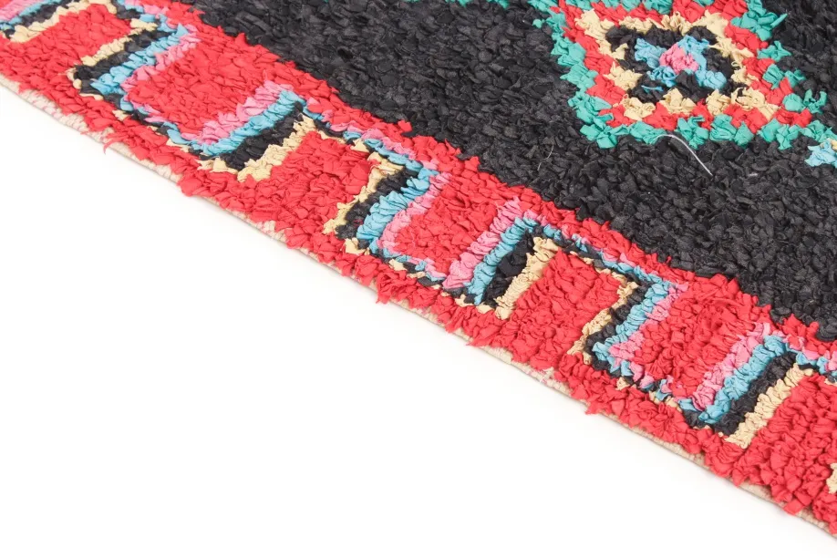 Marokkói Boucherouite szőnyeg 300 x 120 cm