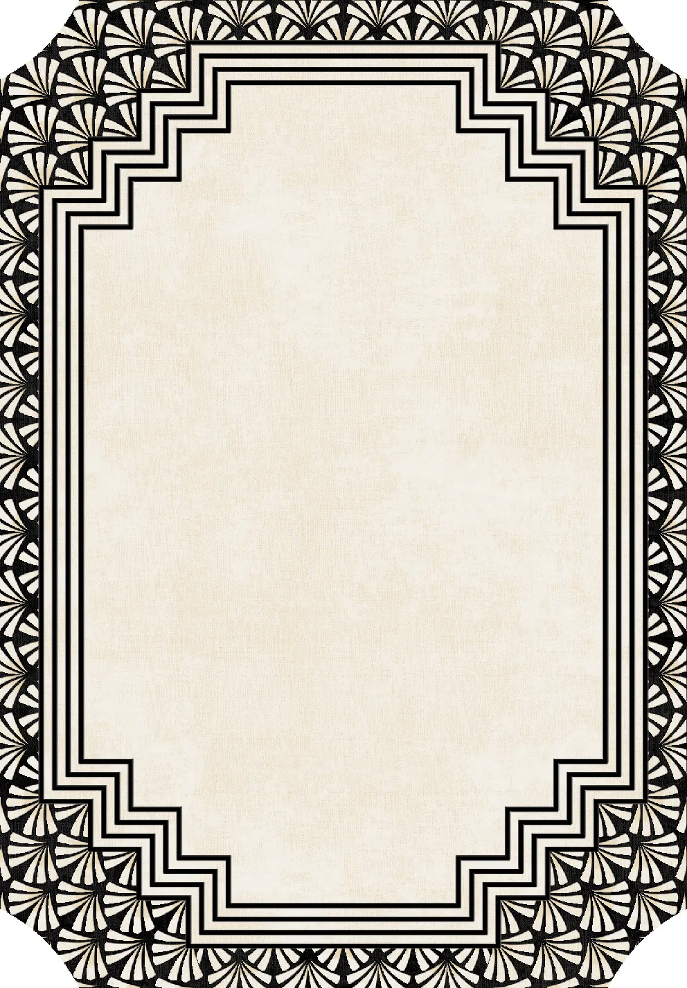 Wilton szőnyeg - Cleo (fekete)