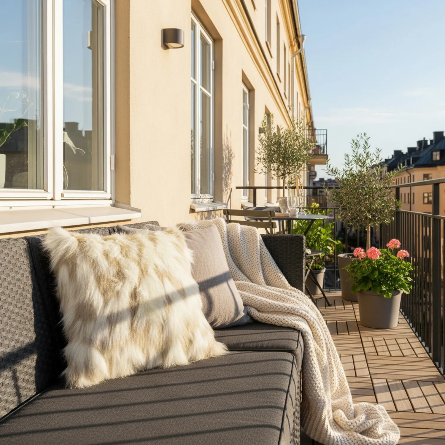 Párnahuzat - Clara (fehér/bézs)