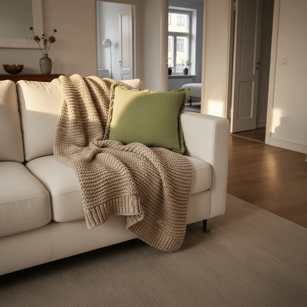 Párnahuzat - Dorena (zöld)