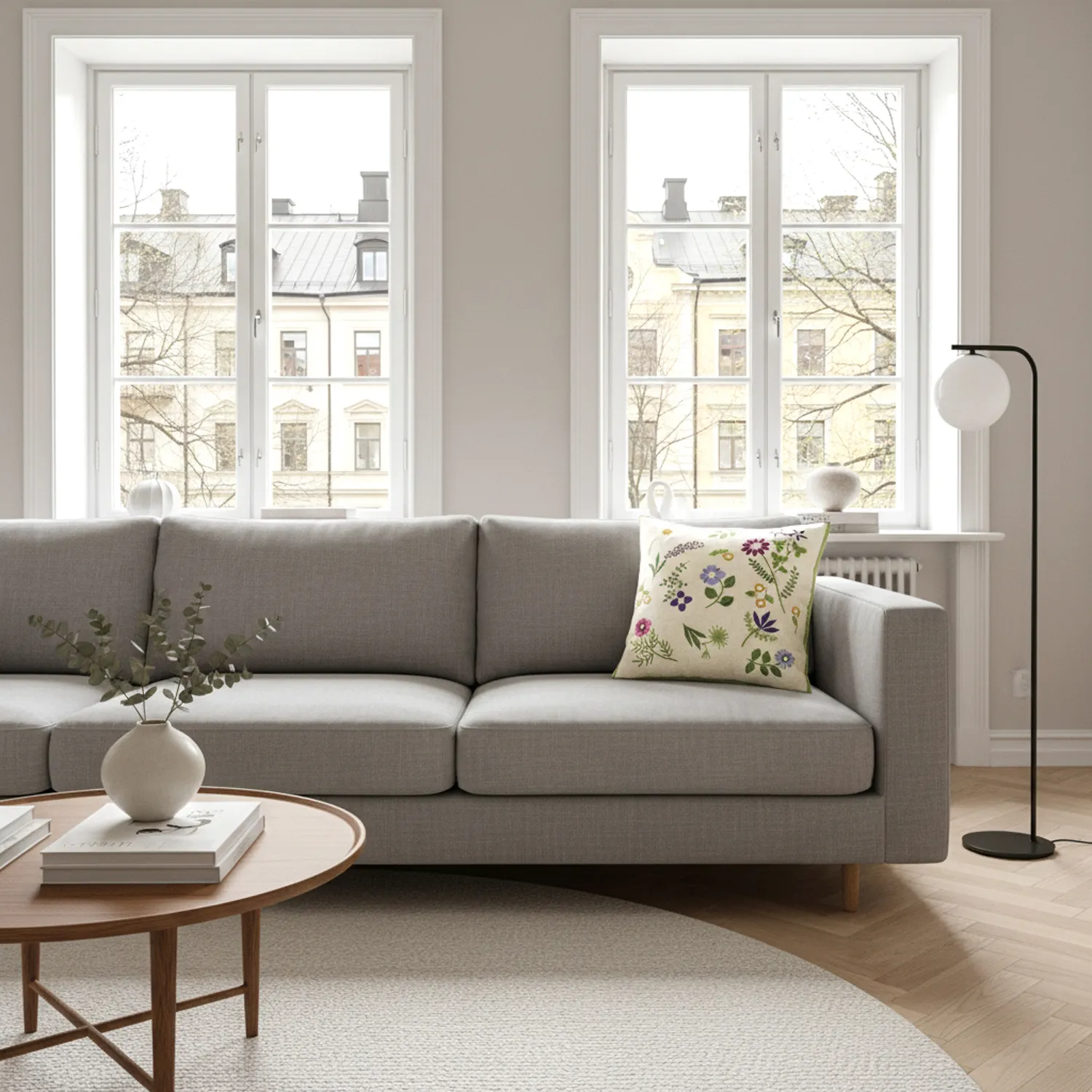 Párnahuzat - Esbo Embroidered Cushion Cover (multi)