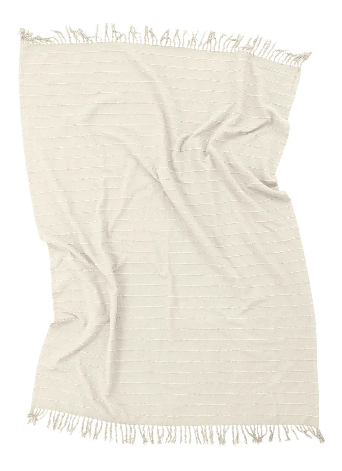 Takarók - Nalani cotton throw (krém)