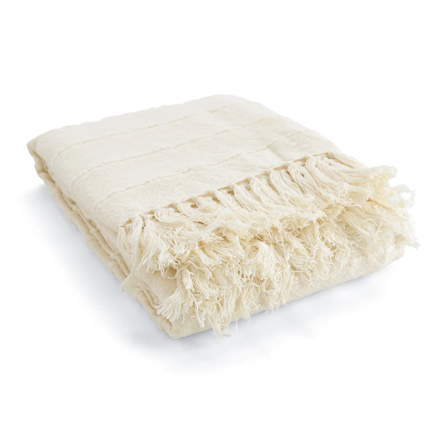 Takarók - Nalani cotton throw (krém)