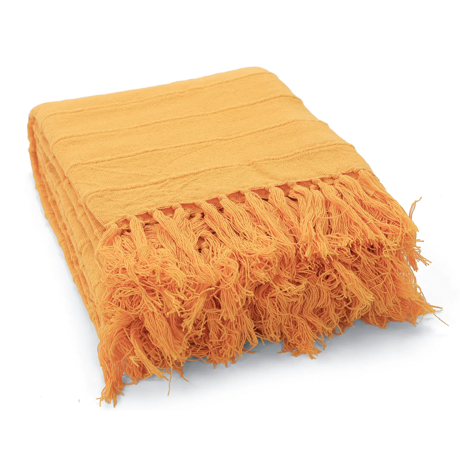 Takarók - Nalani cotton throw (narancs)