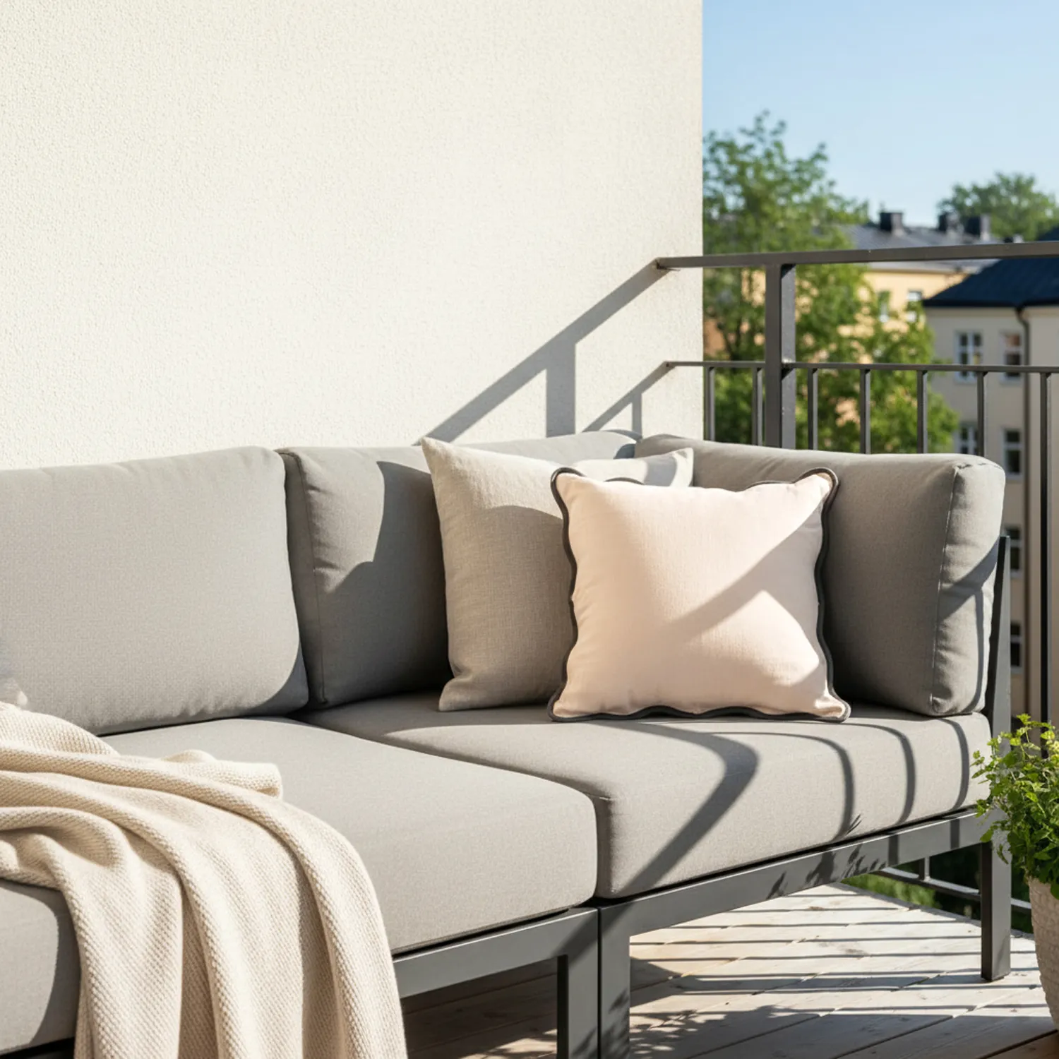 Párnahuzat - Yrsa (világos bézs)