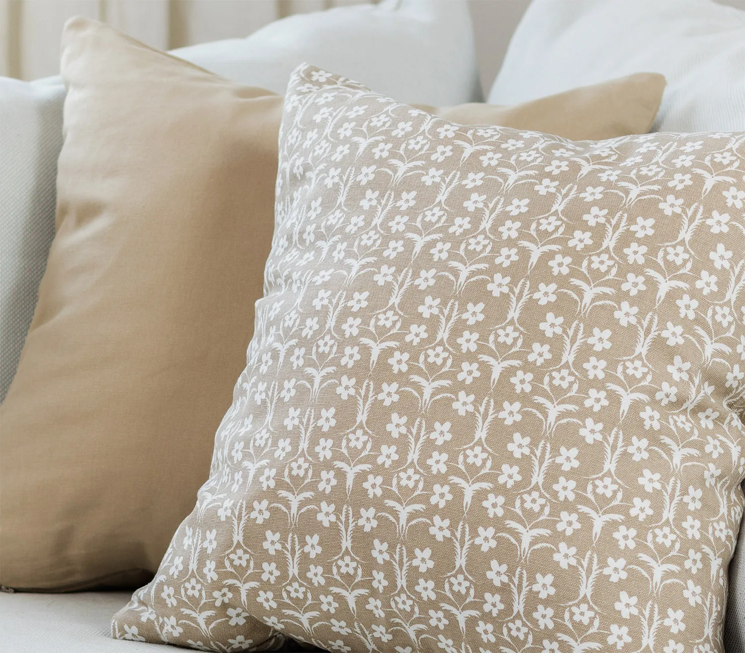 2 darabos párnahuzat készlet - Ella (bézs)