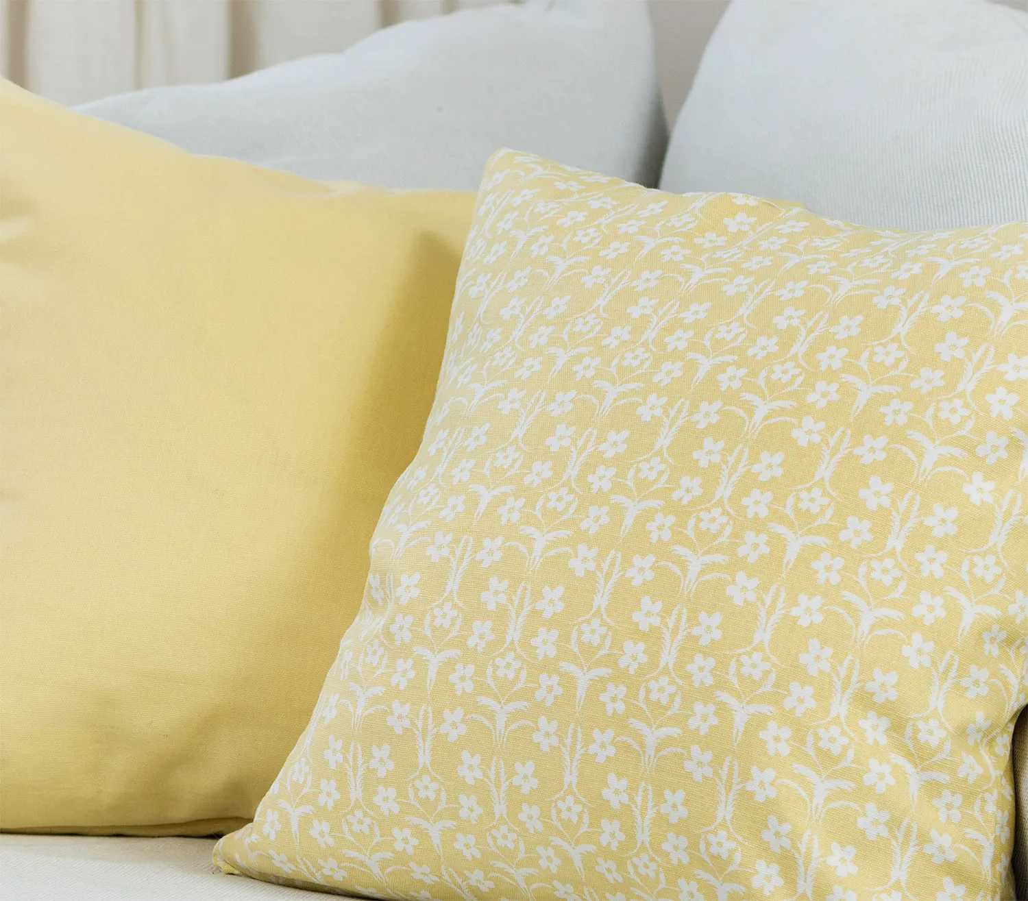 2 darabos párnahuzat készlet - Ella (sárga)