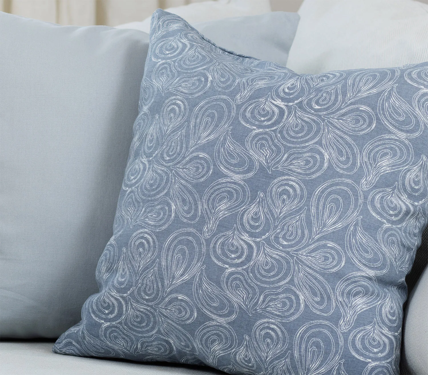 2 darabos párnahuzat készlet - Merja (kék)