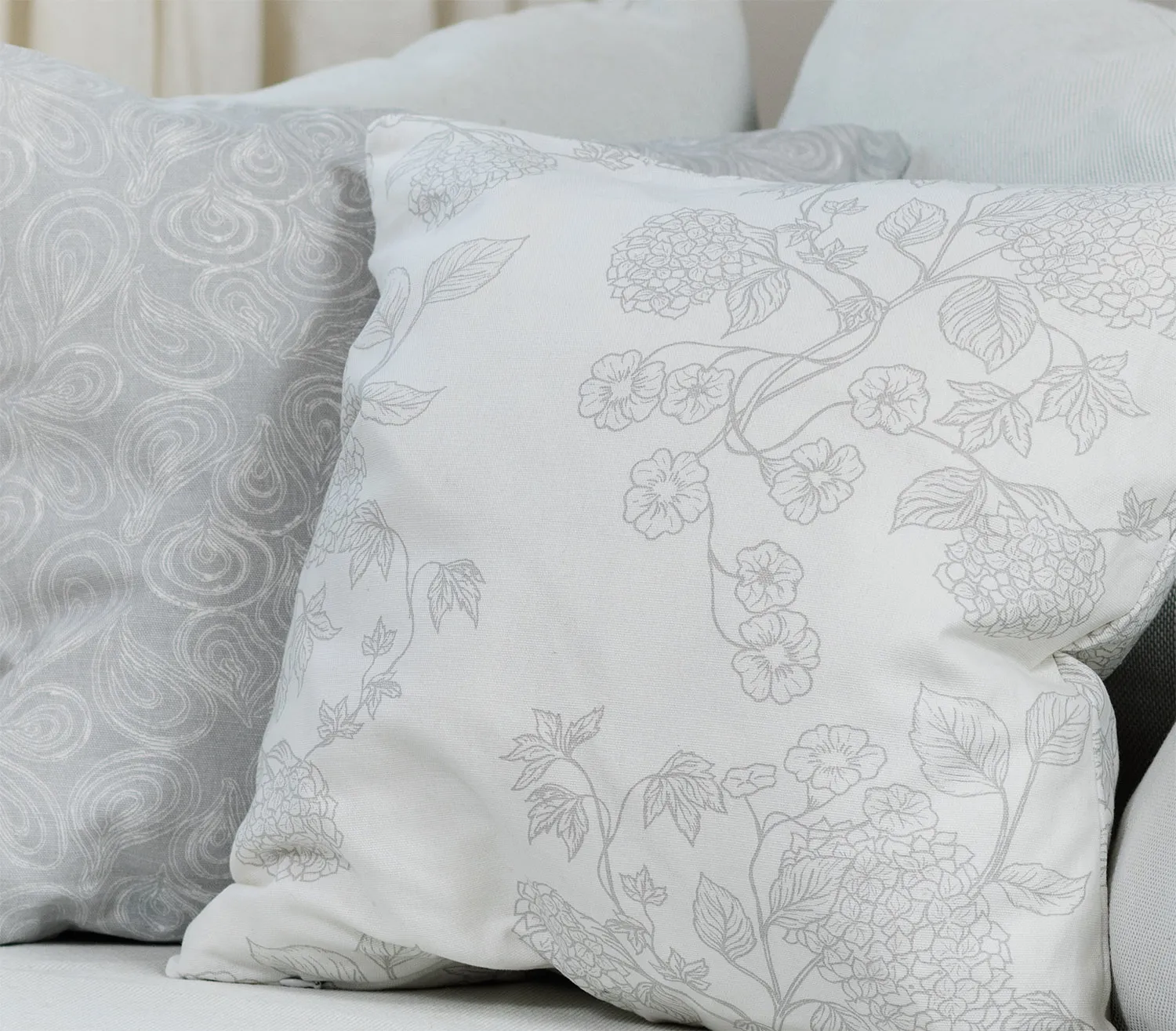 2 darabos párnahuzat készlet - Merja (szürke)