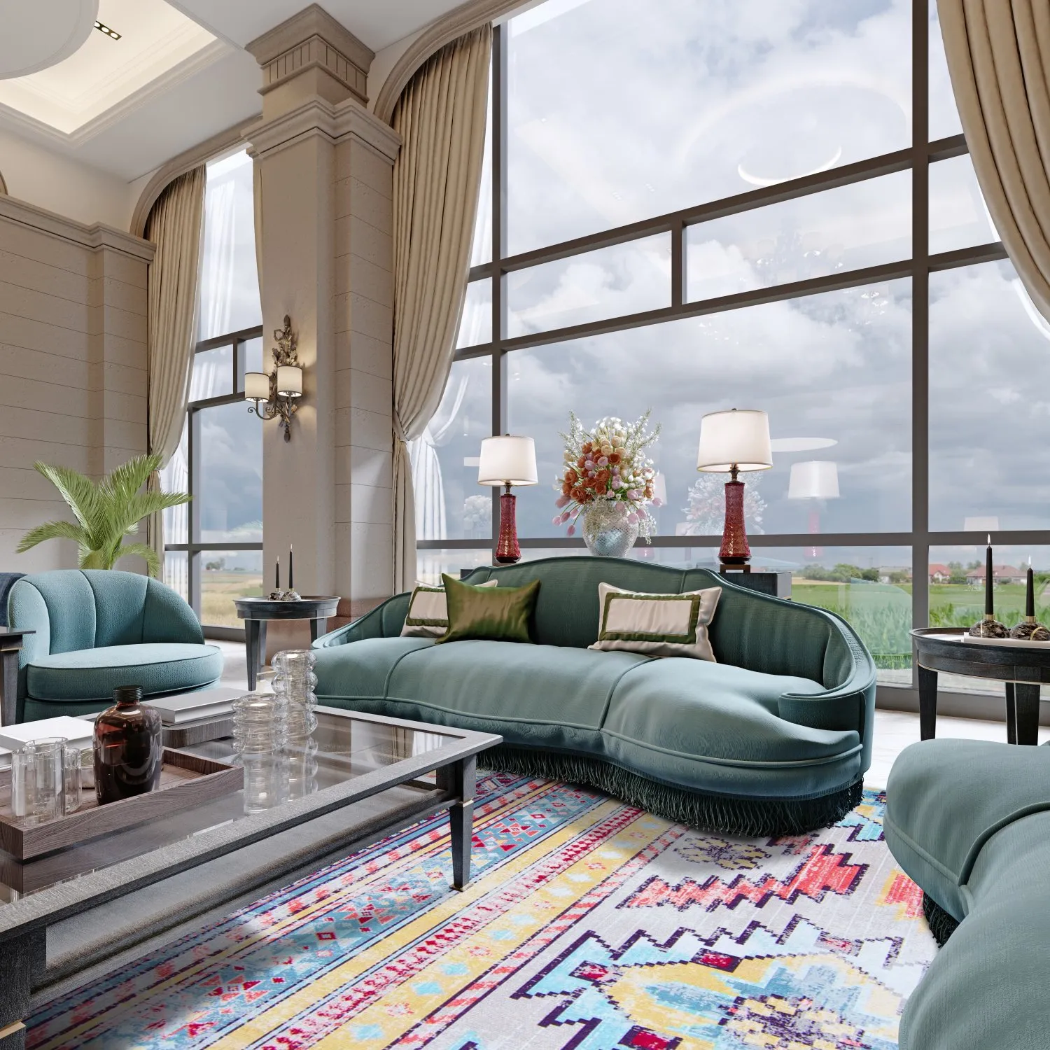 Wilton szőnyeg - Lemons (többszínű)