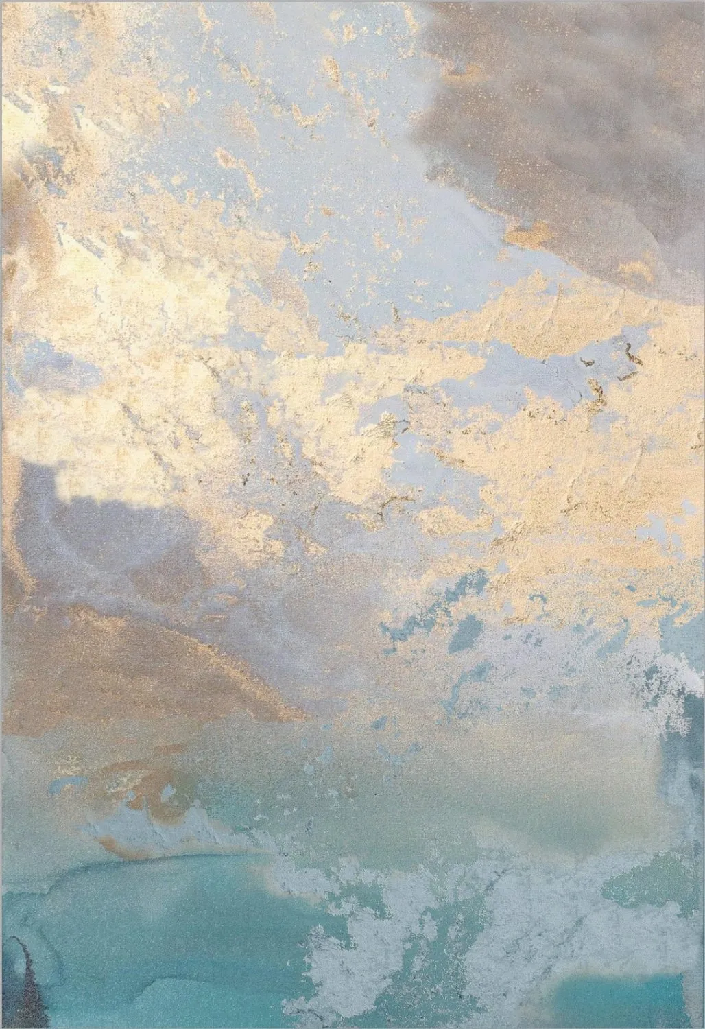 Wilton szőnyeg - Lesley (kék/szürke/türkiz)