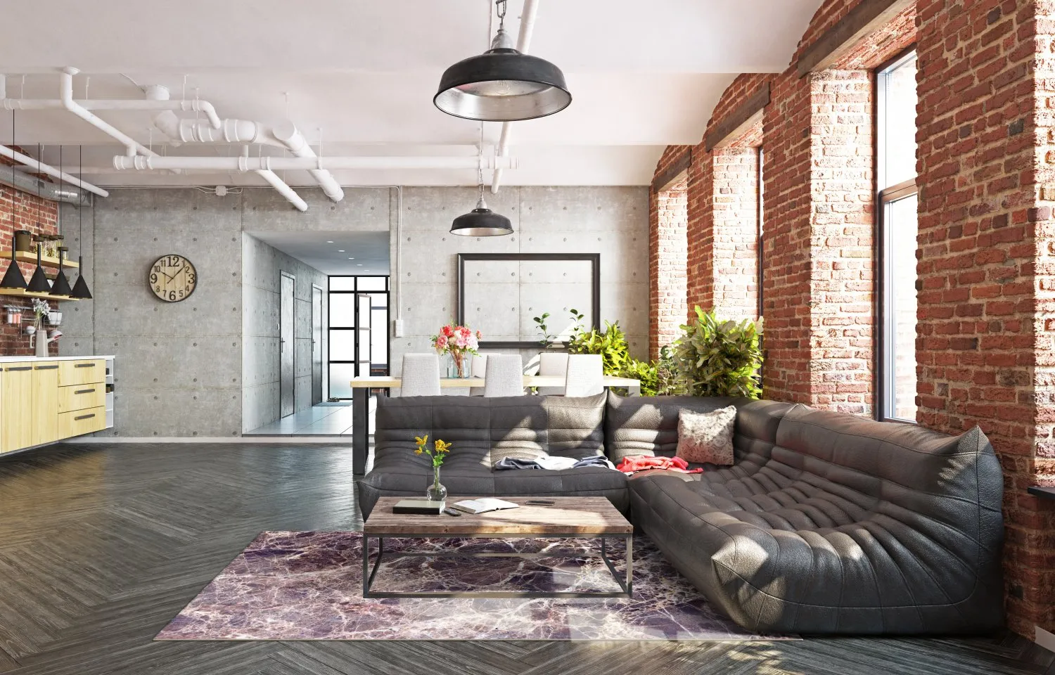 Wilton szőnyeg - Sines (lila)