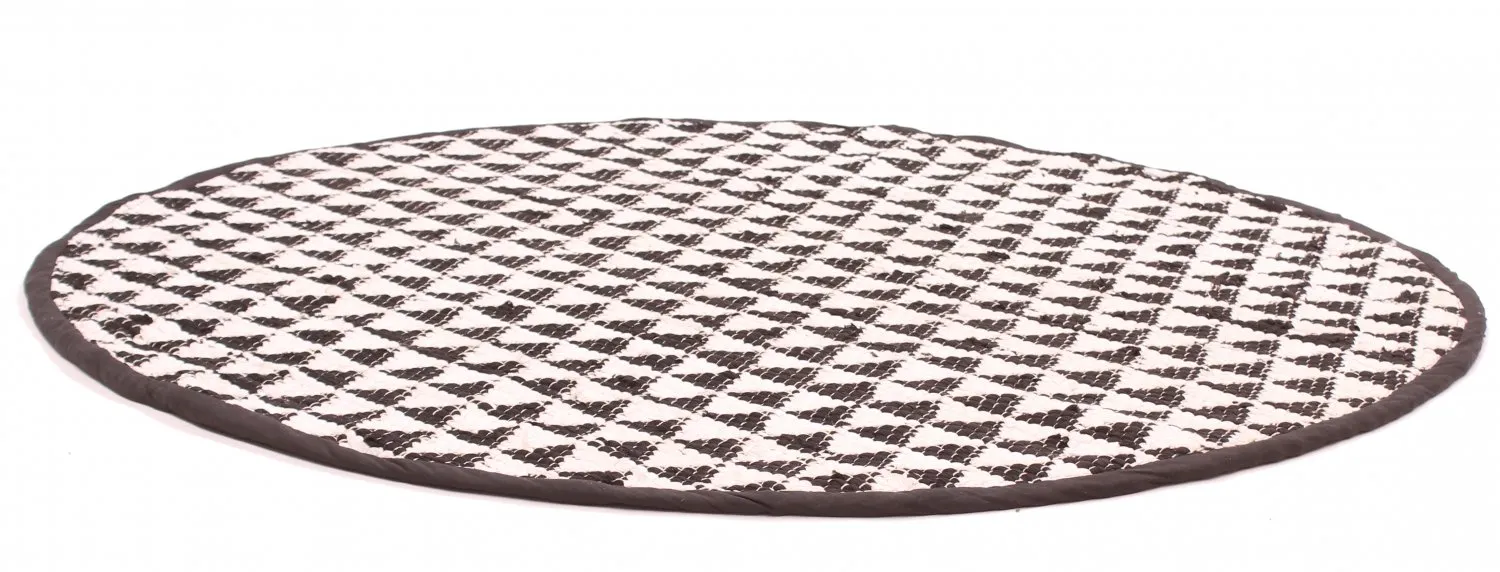 Kerek szőnyegek - Lindby (fekete-fehér)