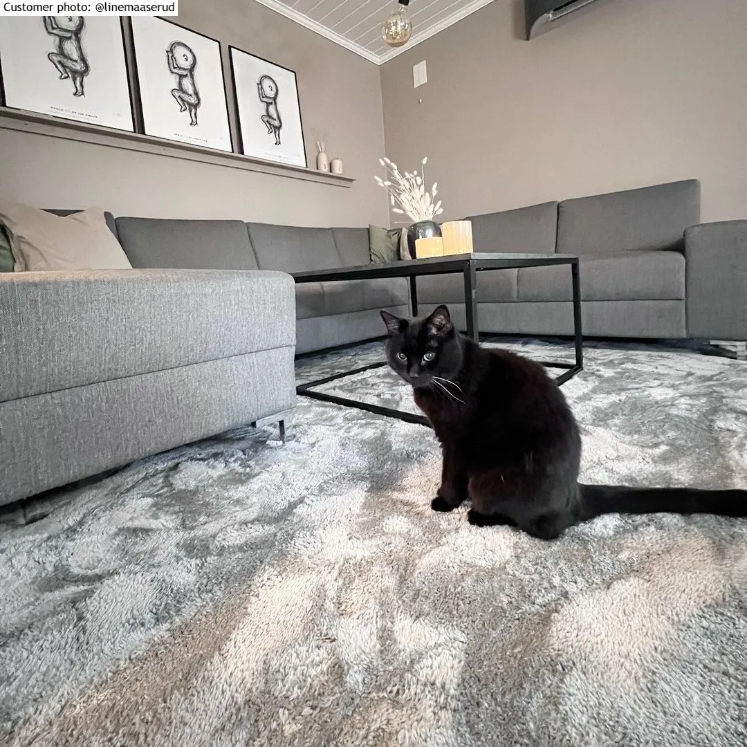 Shaggy szőnyeg - Aranga Super Soft Fur (szürke)