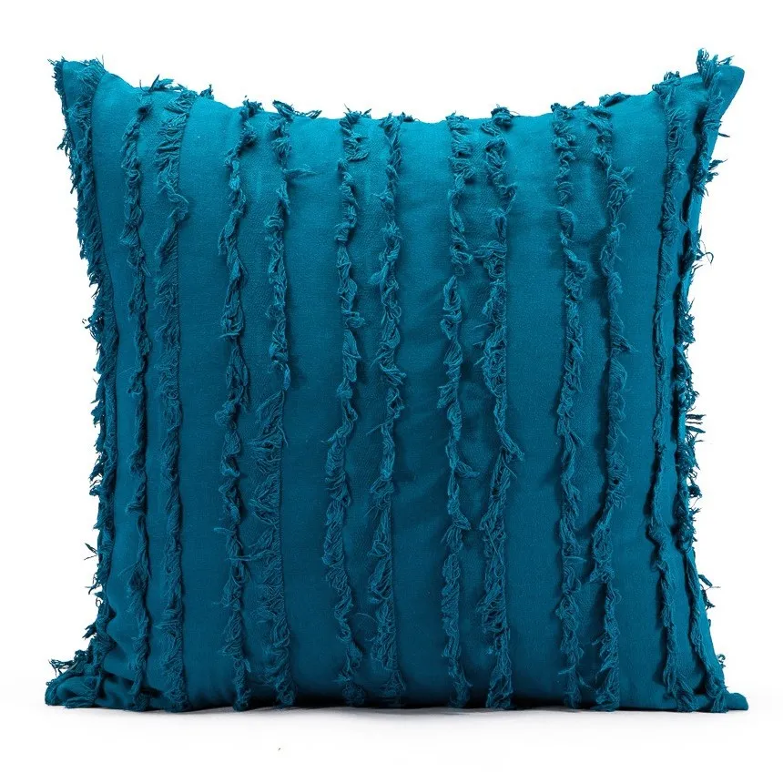 Párnahuzat - Boho Linen 45 x 45 cm (kék)