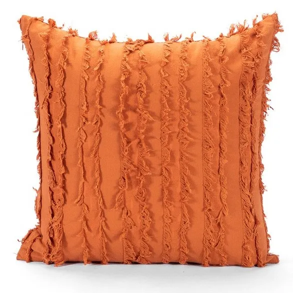 Párnahuzat - Boho Linen 45 x 45 cm (narancssárga)