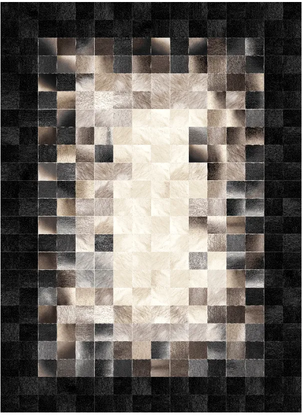 Wilton szőnyeg - Livada (fekete/többszínű)