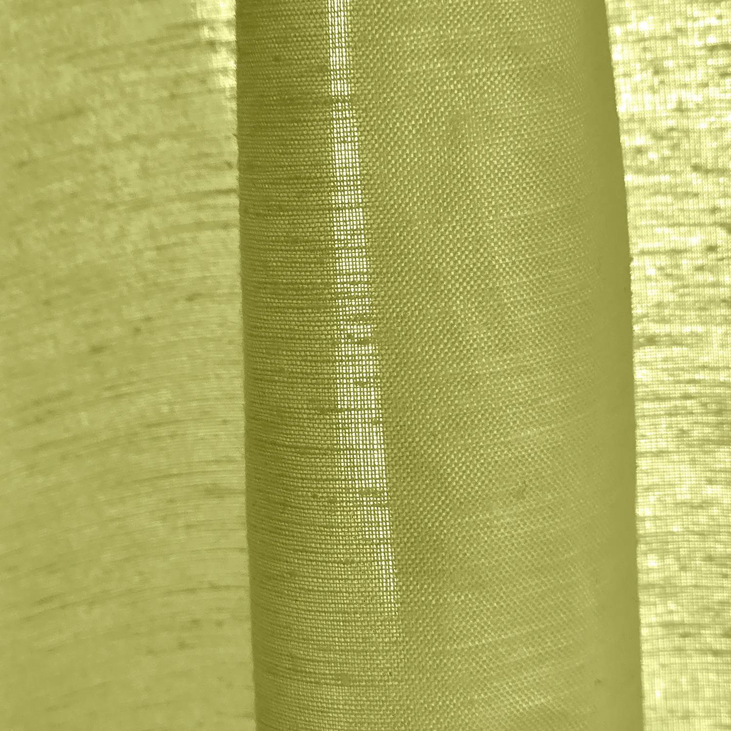 Függöny 2 db-os csomag - Len keverék függöny Lumira (zöld)