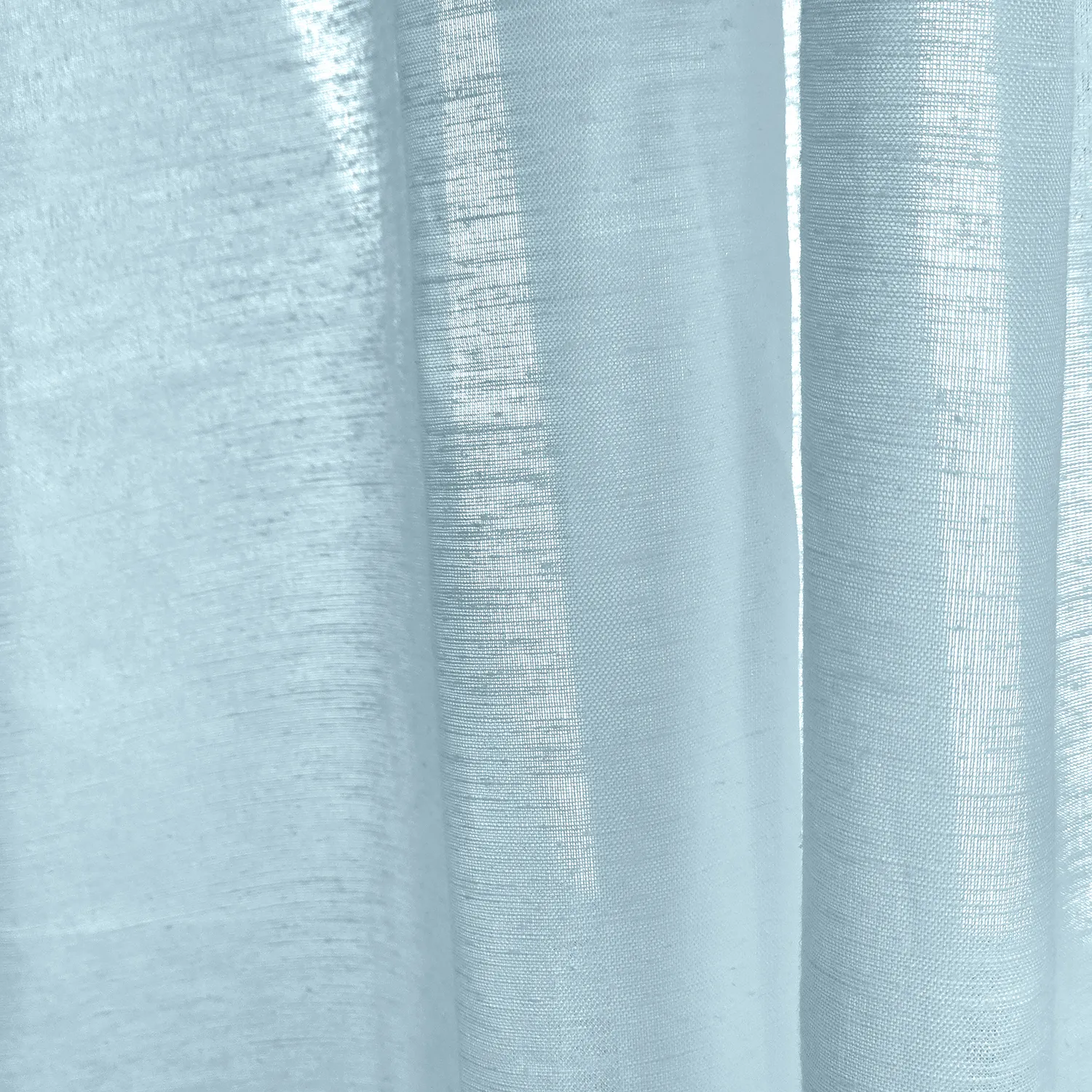 Függöny 2 db-os csomag - Len keverék függöny Lumira (világoskék)