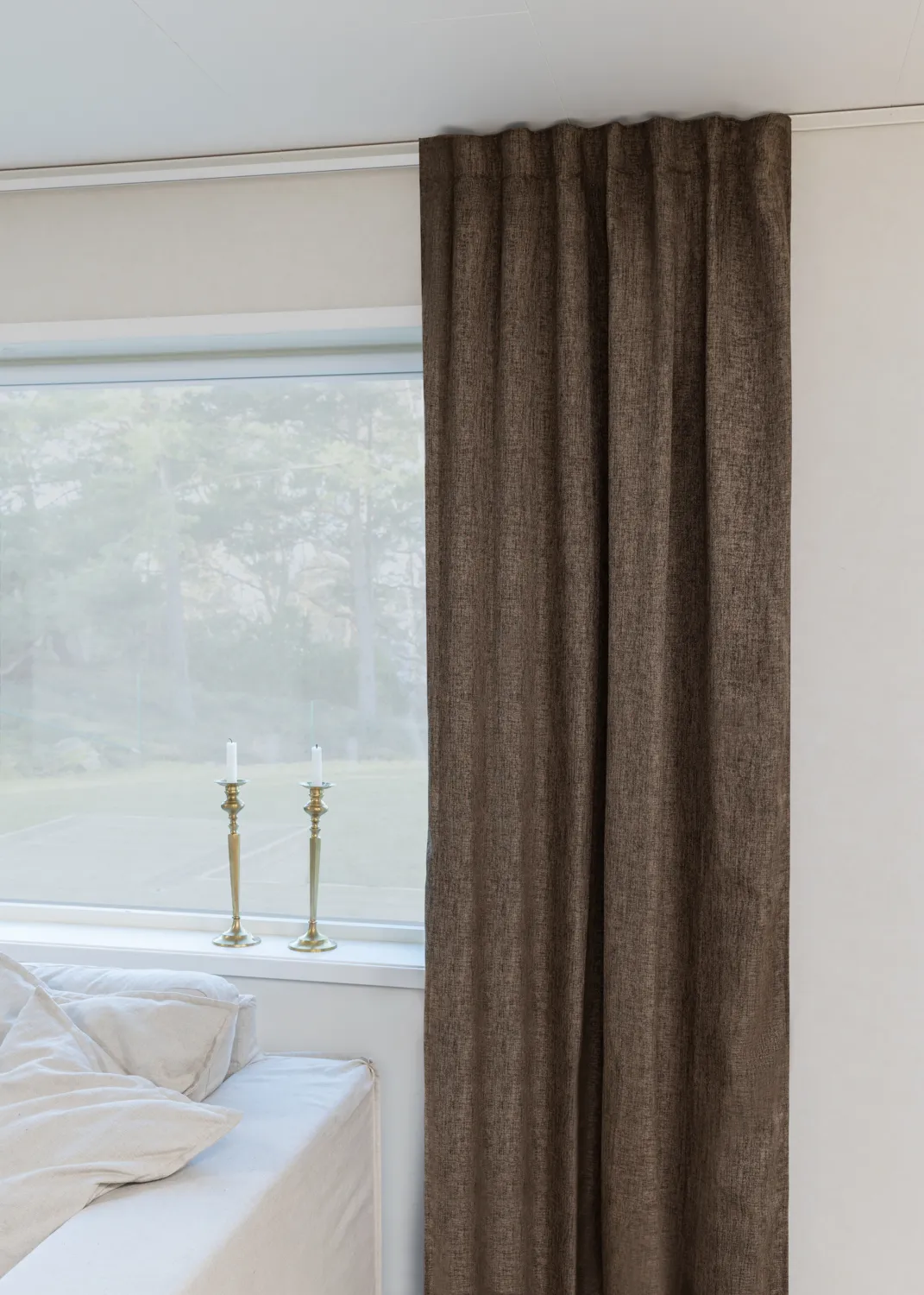 Függönyök - Sötétítő függöny Raya (barna)