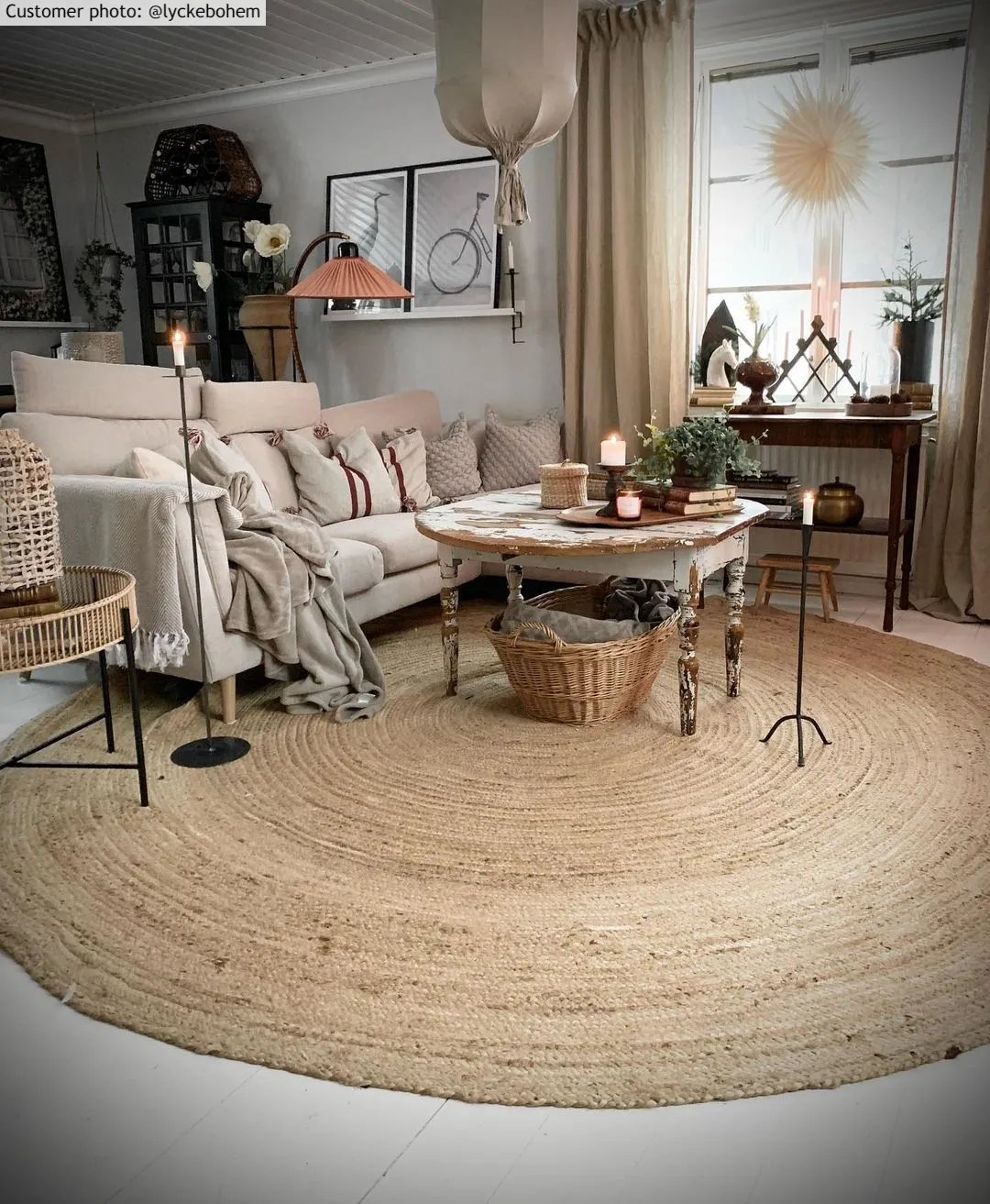 Kerek szőnyegek - San Francisco (zsákruha)