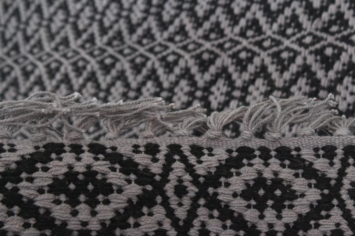 Rongyszőnyeg - Lykke (szürke/sötétszürke)