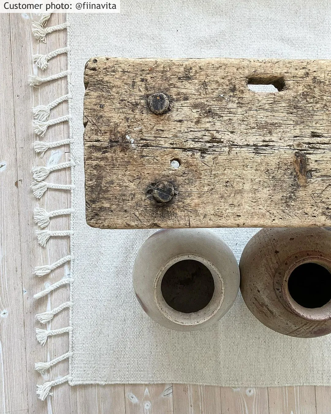 Gyapjúszőnyeg - Malana (fehér)