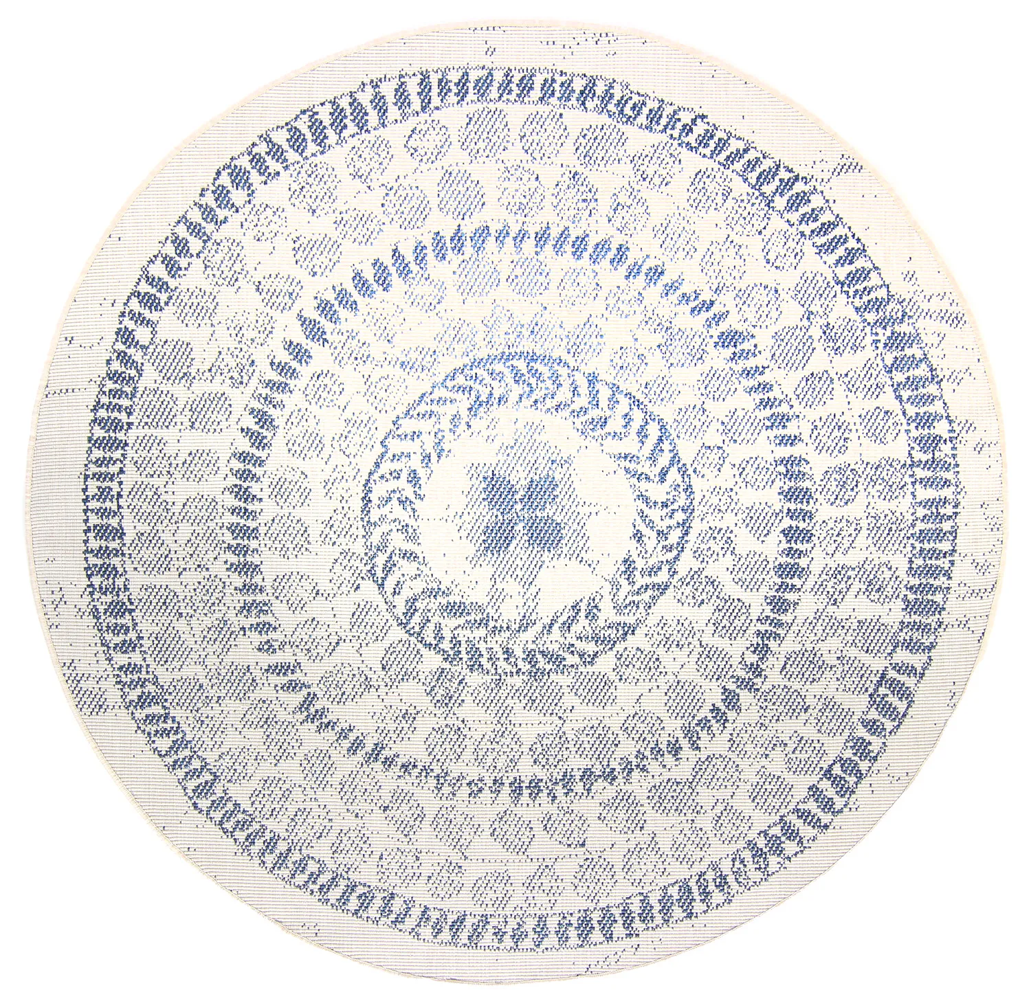 Kerek szőnyeg - Indoor/Outdoor Malcolm (kék)