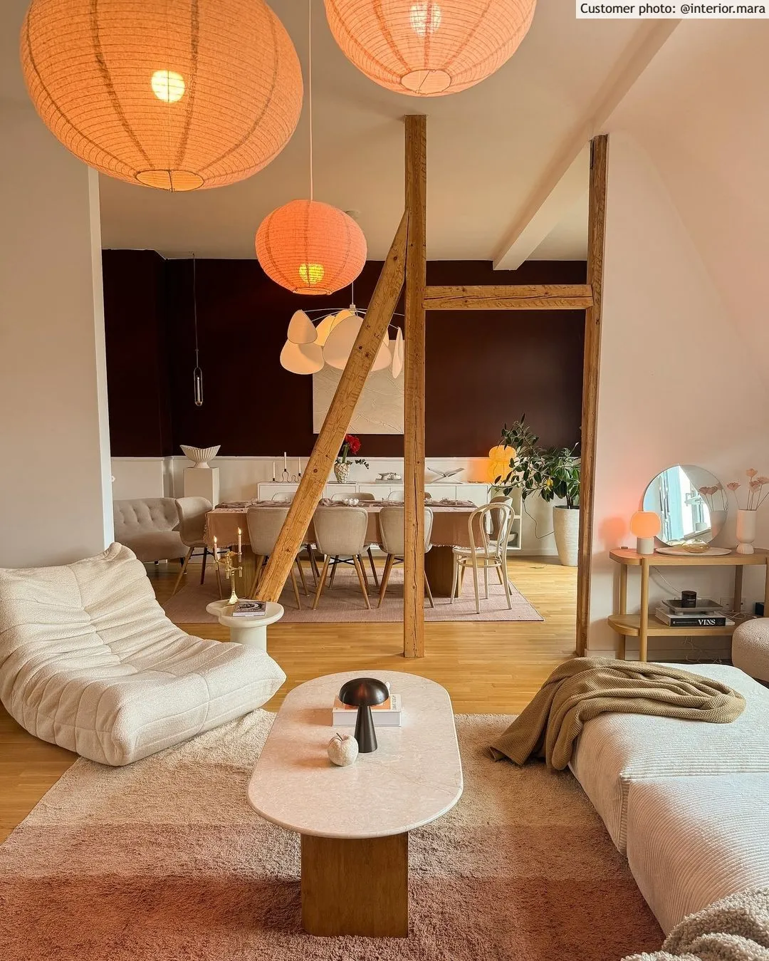 Shaggy szőnyeg - Mareto Natural Cotton Shaggy (barna)