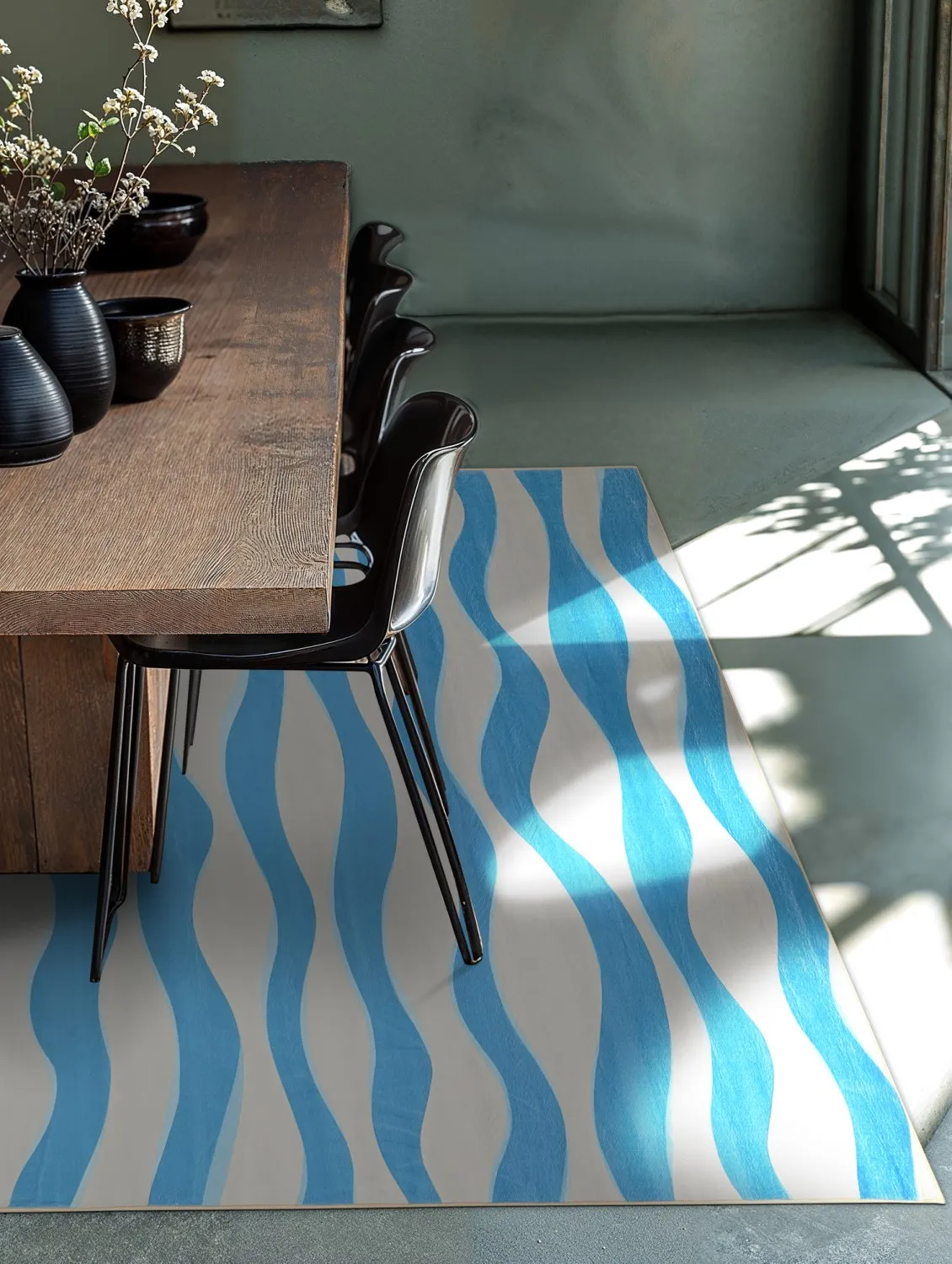 Wilton szőnyeg - Marsala (kék/fehér)