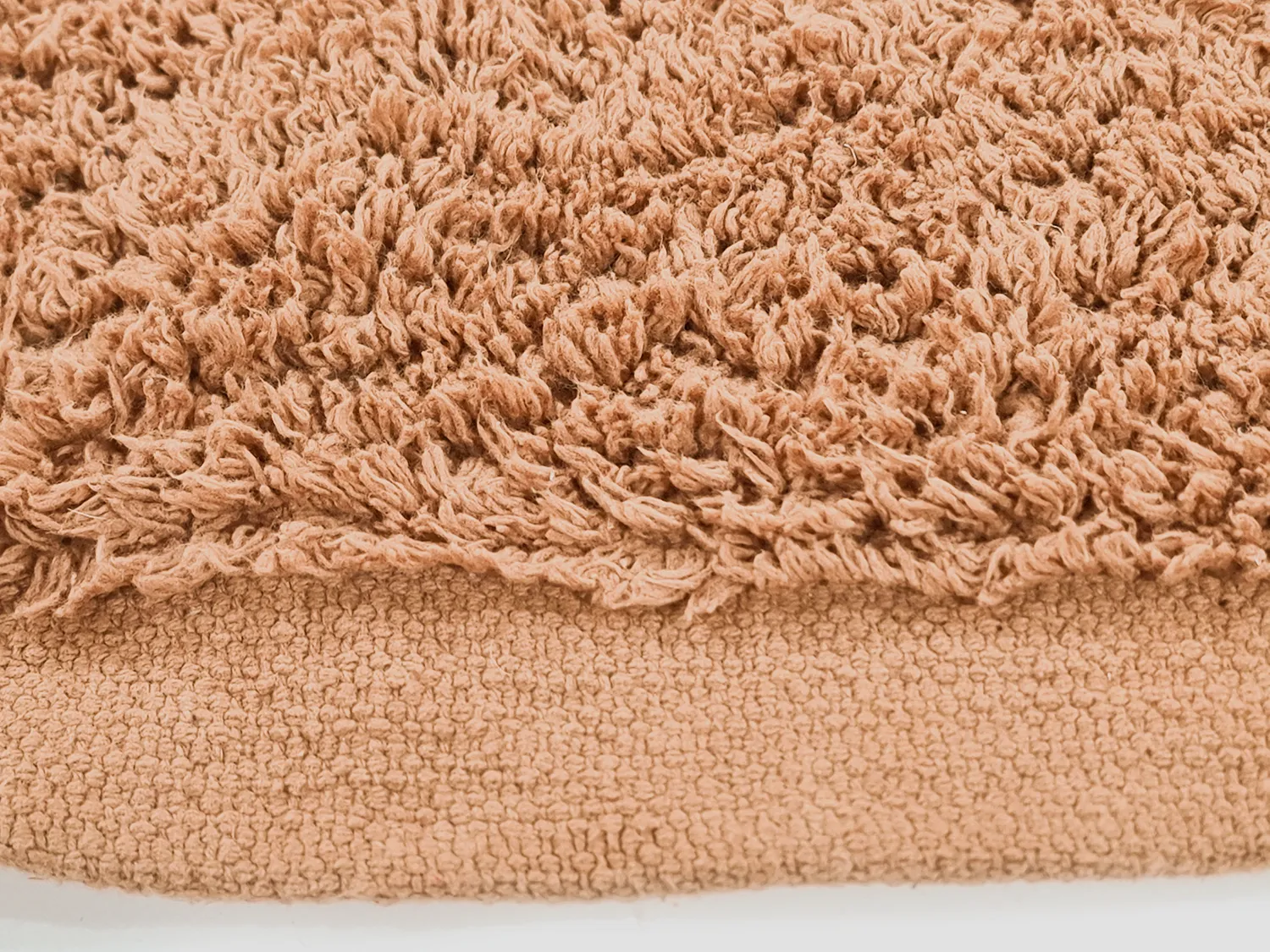 Kerek szőnyeg - Alexa Natural Cotton Shaggy (terrakotta)
