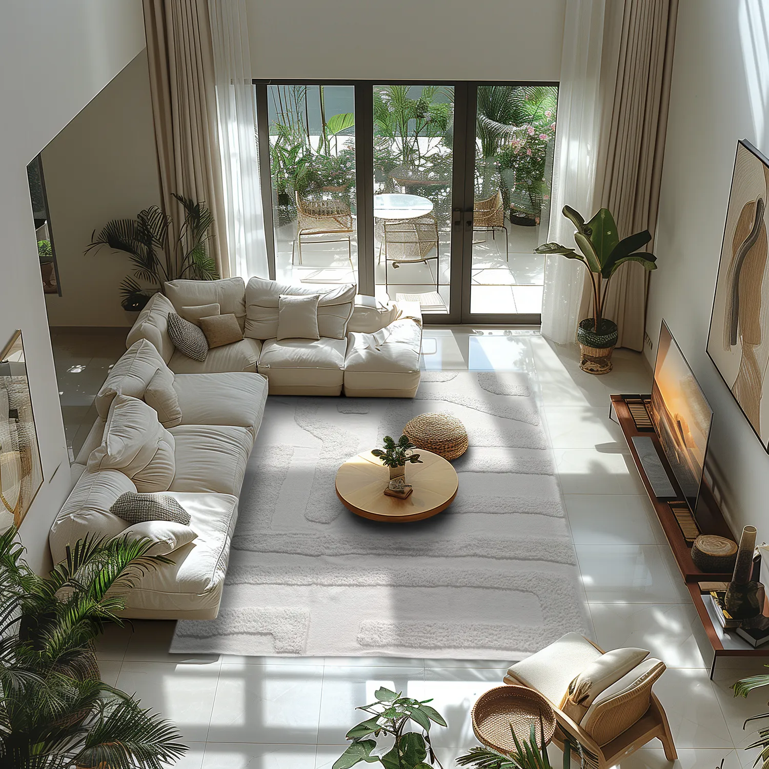 Shaggy szőnyeg - Alexa Natural Cotton Shaggy (offwhite)